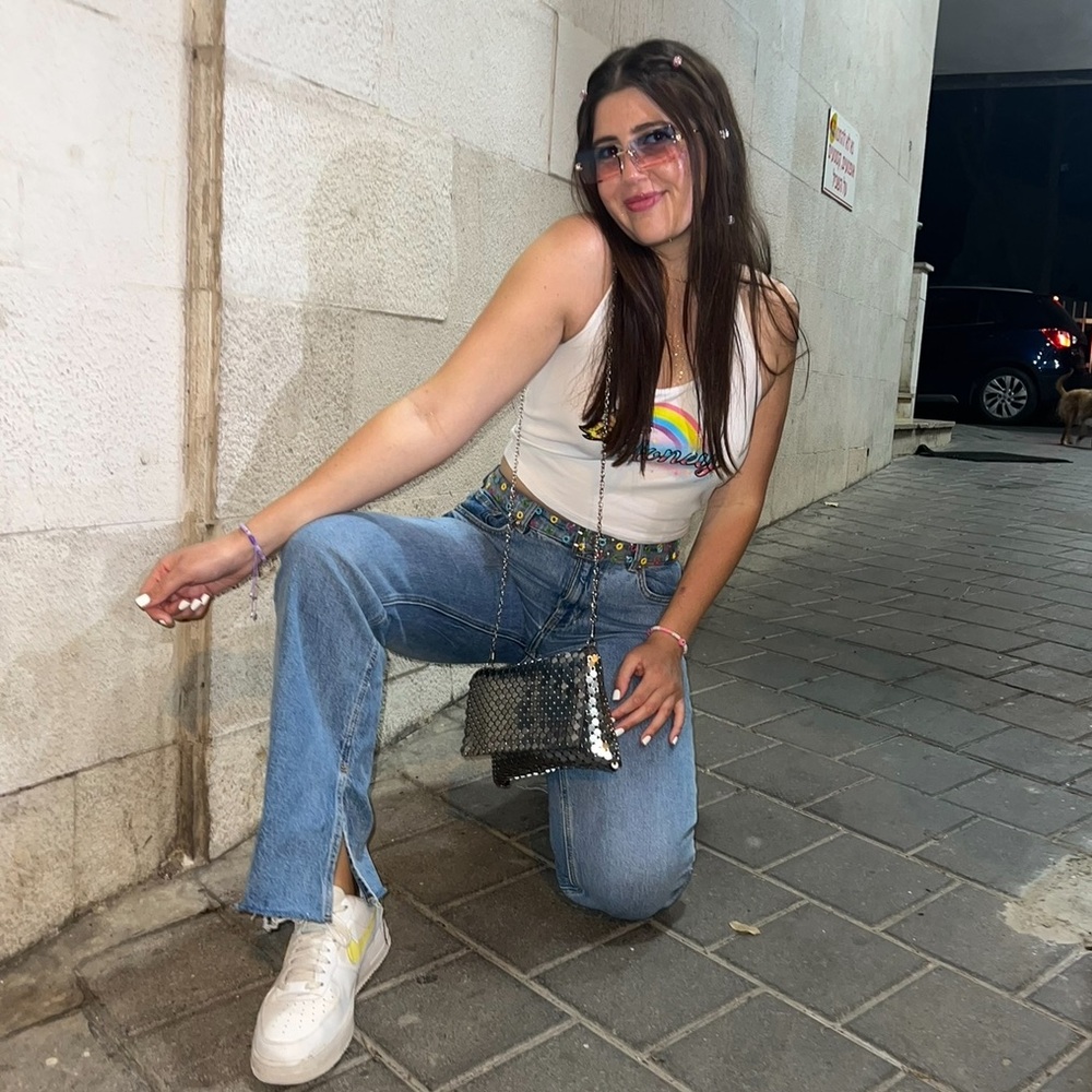 Mango Light Blue Bootleg Jeans
